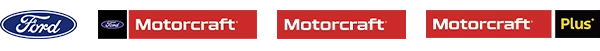 Ford, Ford Motorcraft, Motorcraft, MotorcraftPlus logos
